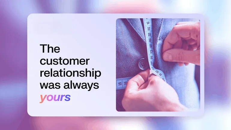 The initiative in customer relationships always belongs to you