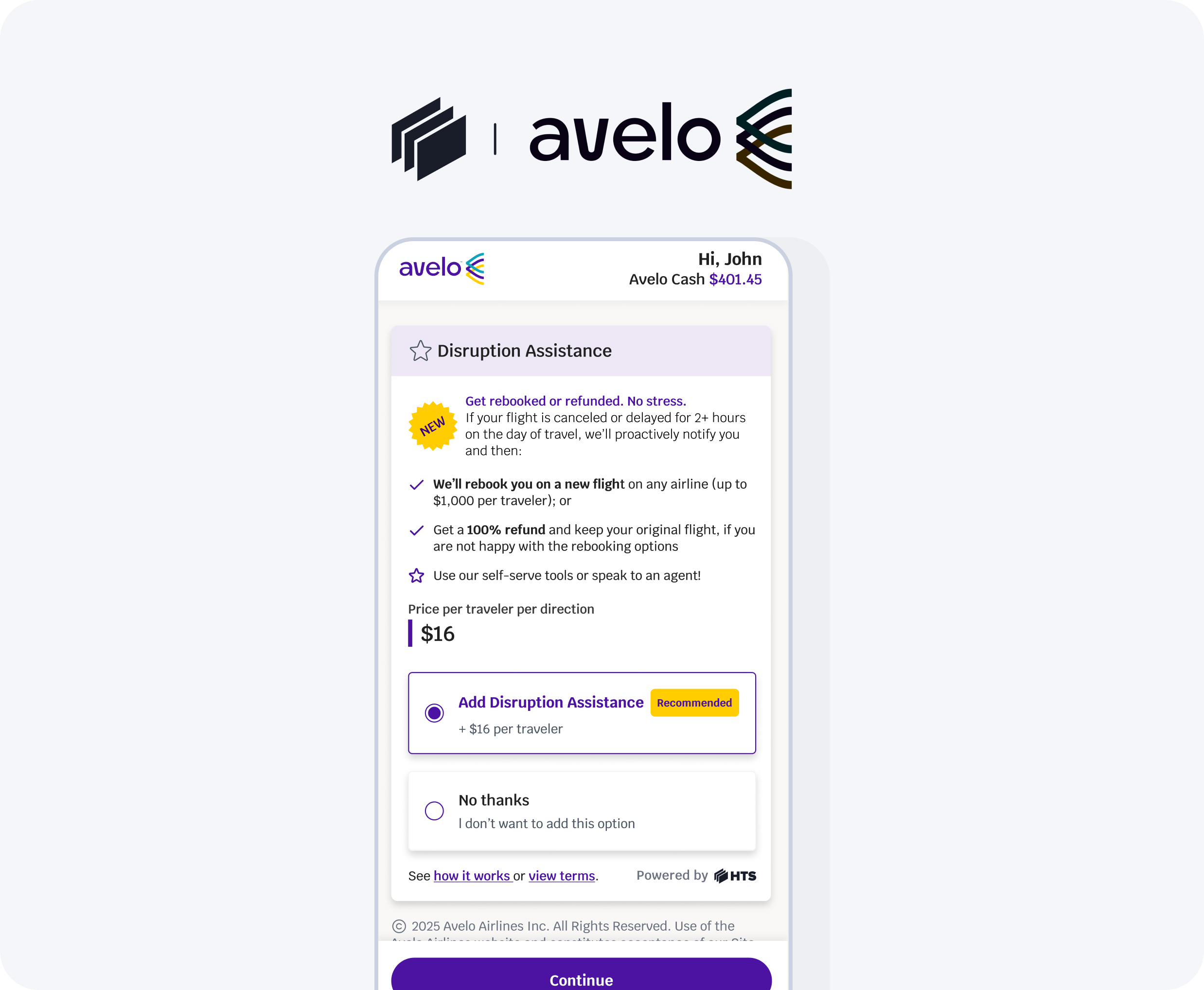 Avelo Airlines 携手 HTS 推出全新旅行保障产品，为夏季出行旺季增添安心